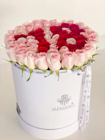 Imperial Pink Roses FlowerBox