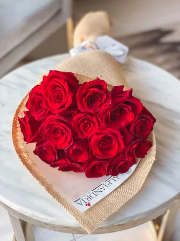Ramo formato "Bouquet" 15 Red Roses