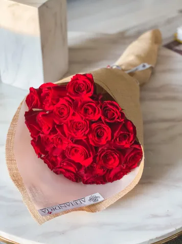 Ramo formato "Bouquet" 24 Red Roses