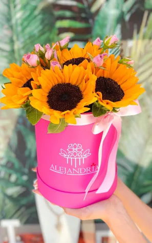 FlowerBox de Girasoles "M"