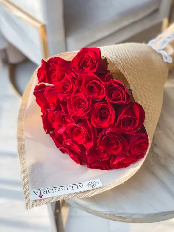 Ramo formato "Bouquet" 24 Red Roses