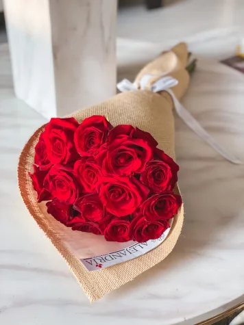 Ramo formato "Bouquet" 15 Red Roses