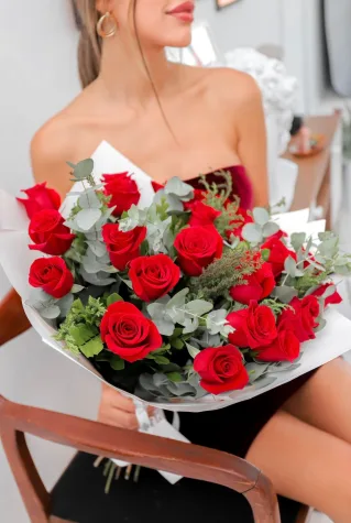 Ramo "Amor" 24 Rosas Rojas