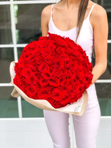 Ramo Bouquet "100 Red Roses"