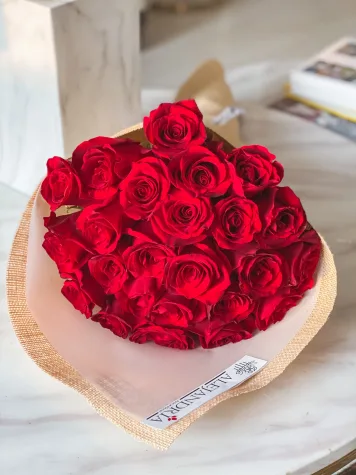 Ramo formato "Bouquet" 24 Red Roses