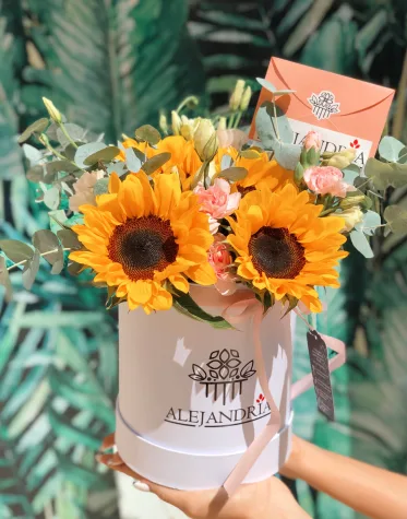 FlowerBox de Girasoles "M"