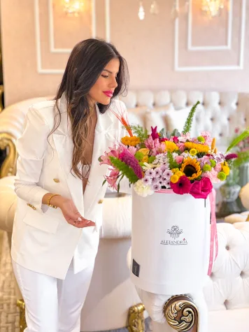 Box Imperial con girasoles