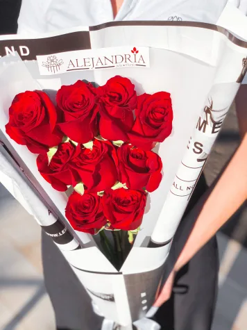 Ramo 9 Rosas Rojas