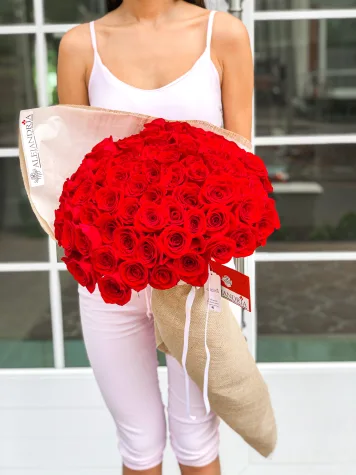 Ramo Bouquet "100 Red Roses"