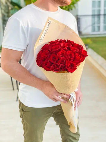 Ramo formato "Bouquet" 24 Red Roses