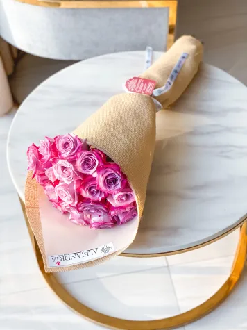 Ramo formato "Bouquet" 20 Pink Roses